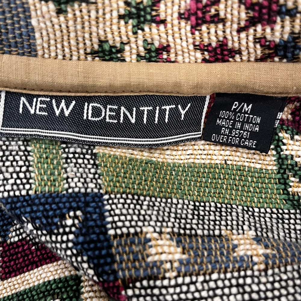 Tapestry style New identity southwestern patriotic cropped jacket-MP - Picture 10 of 11